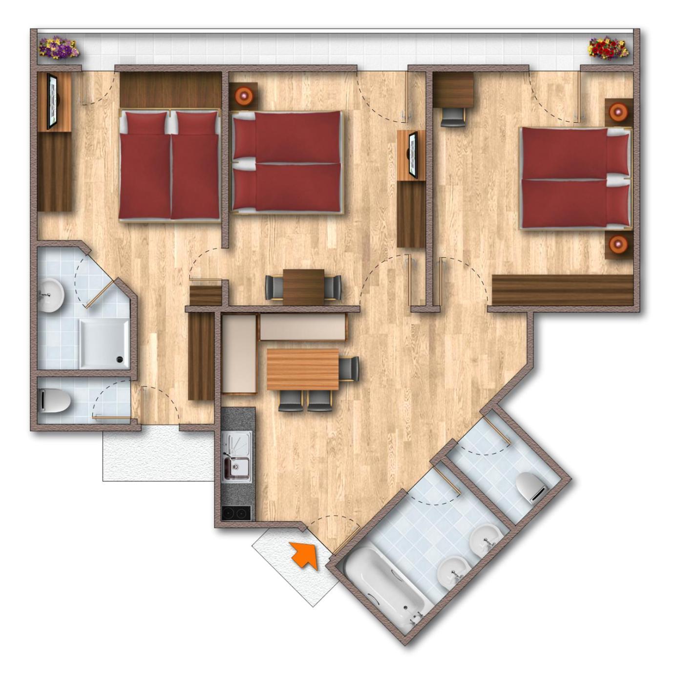 Hotel-Appartement Ferienhof 겔로스 외부 사진